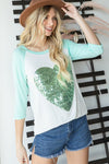 Sequin Heart Top