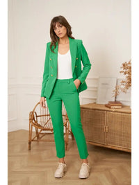 Natasha Suit Pants - Green