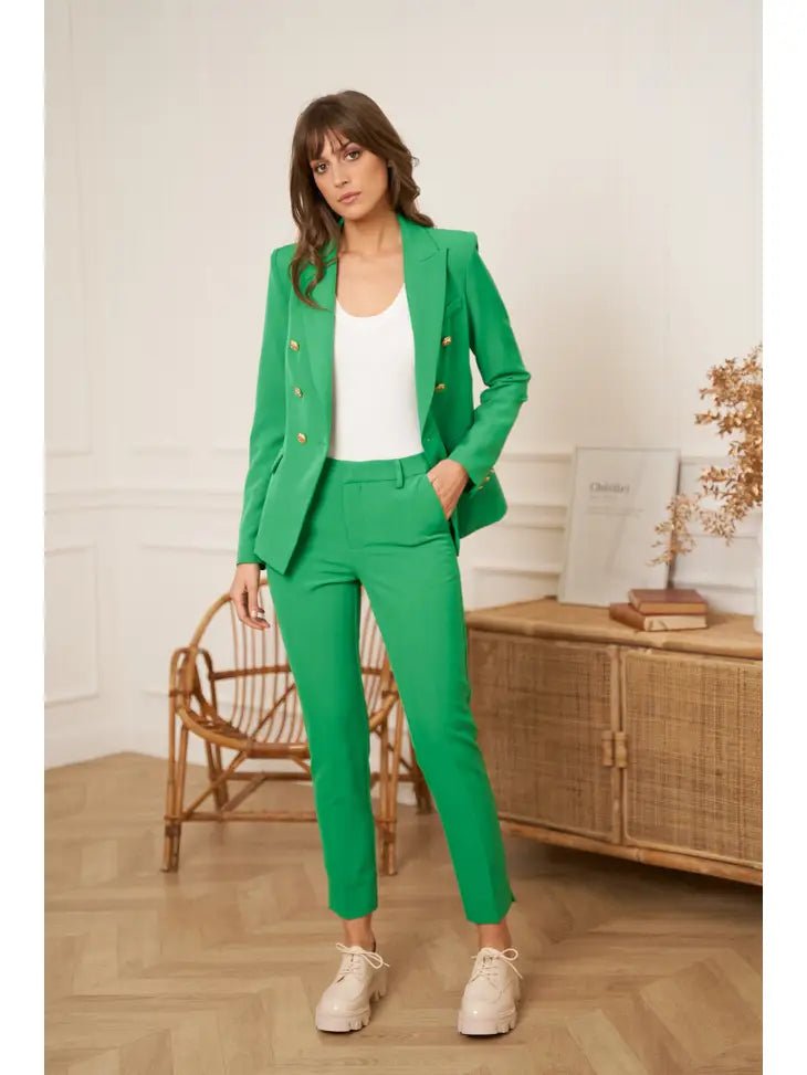 Natasha Suit Pants - Green