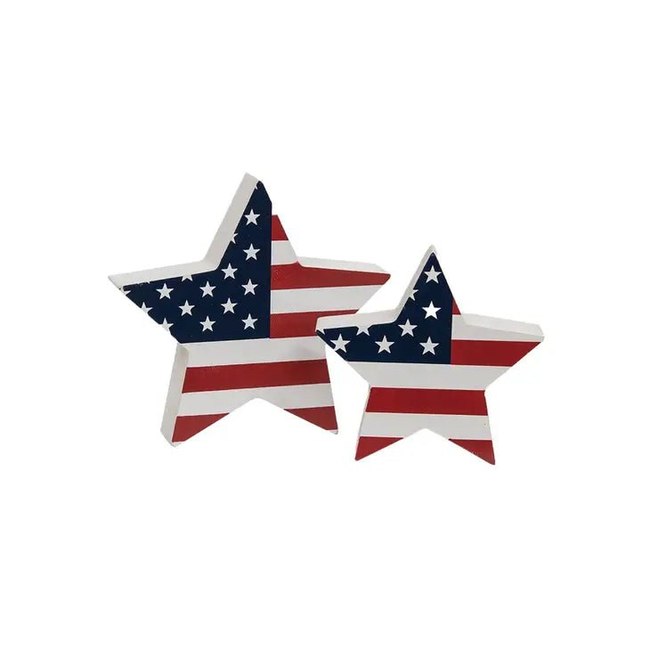 Usa Wooden Star - Large