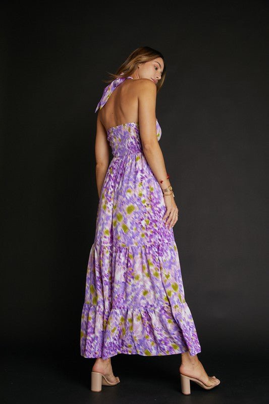 Watercolor Summers Maxi Dress