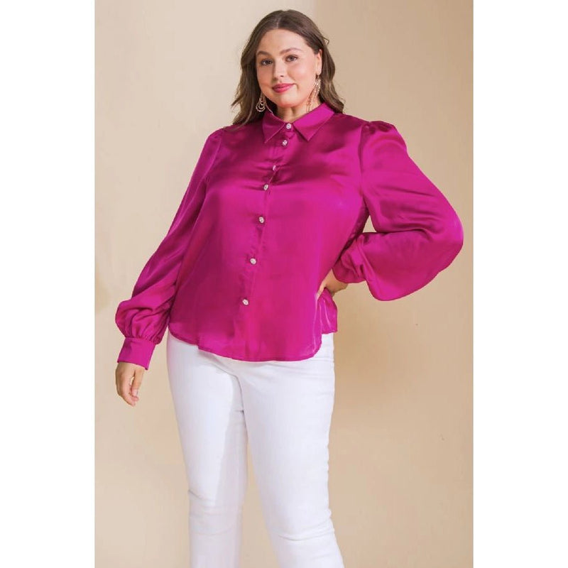 She’s Jealous Satin Top