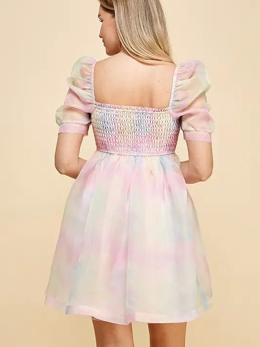 Pastel Baby Doll Dress