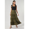 Leonna Leopard Tiered Skirt