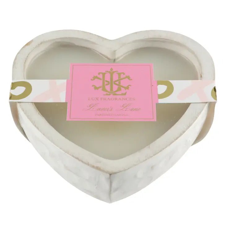 Lux Fragrances Heart Bowl Candle