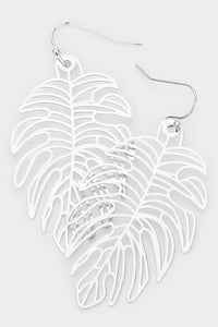 Palm Leaf Earrings