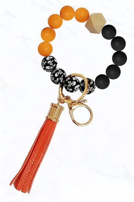 Halloween Beaded Keychain