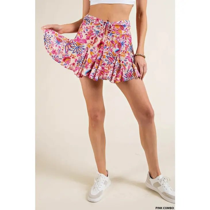 Garden Party Floral Skort
