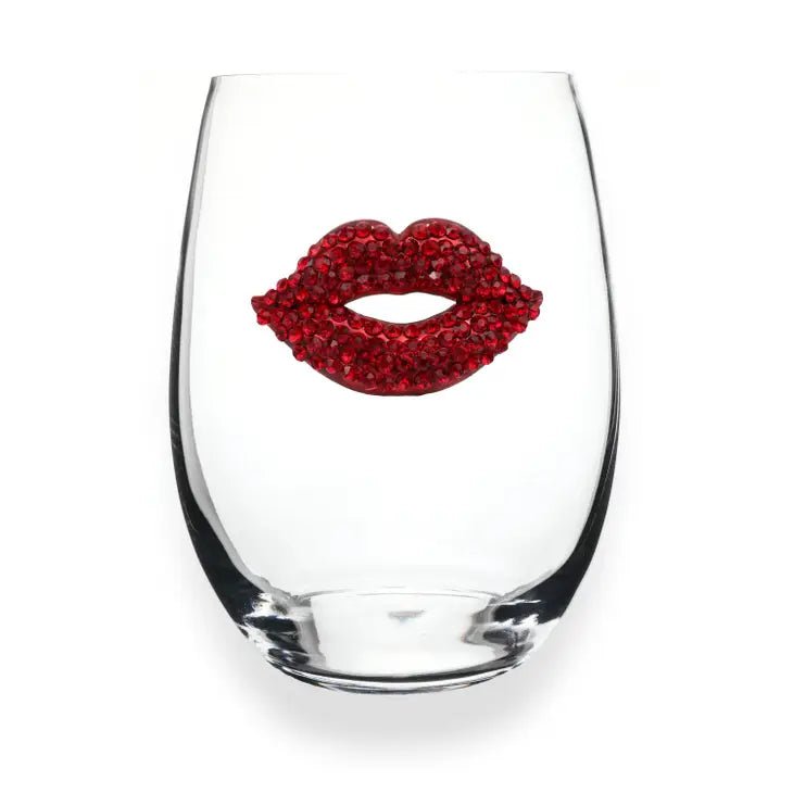 Jeweled Stemless Wine Glass