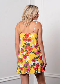 Floral Front Tie Dress