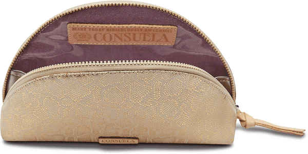 Consuela Large Cosmetic Bag - Gilded