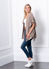 Ruffle Sleeve Kimono