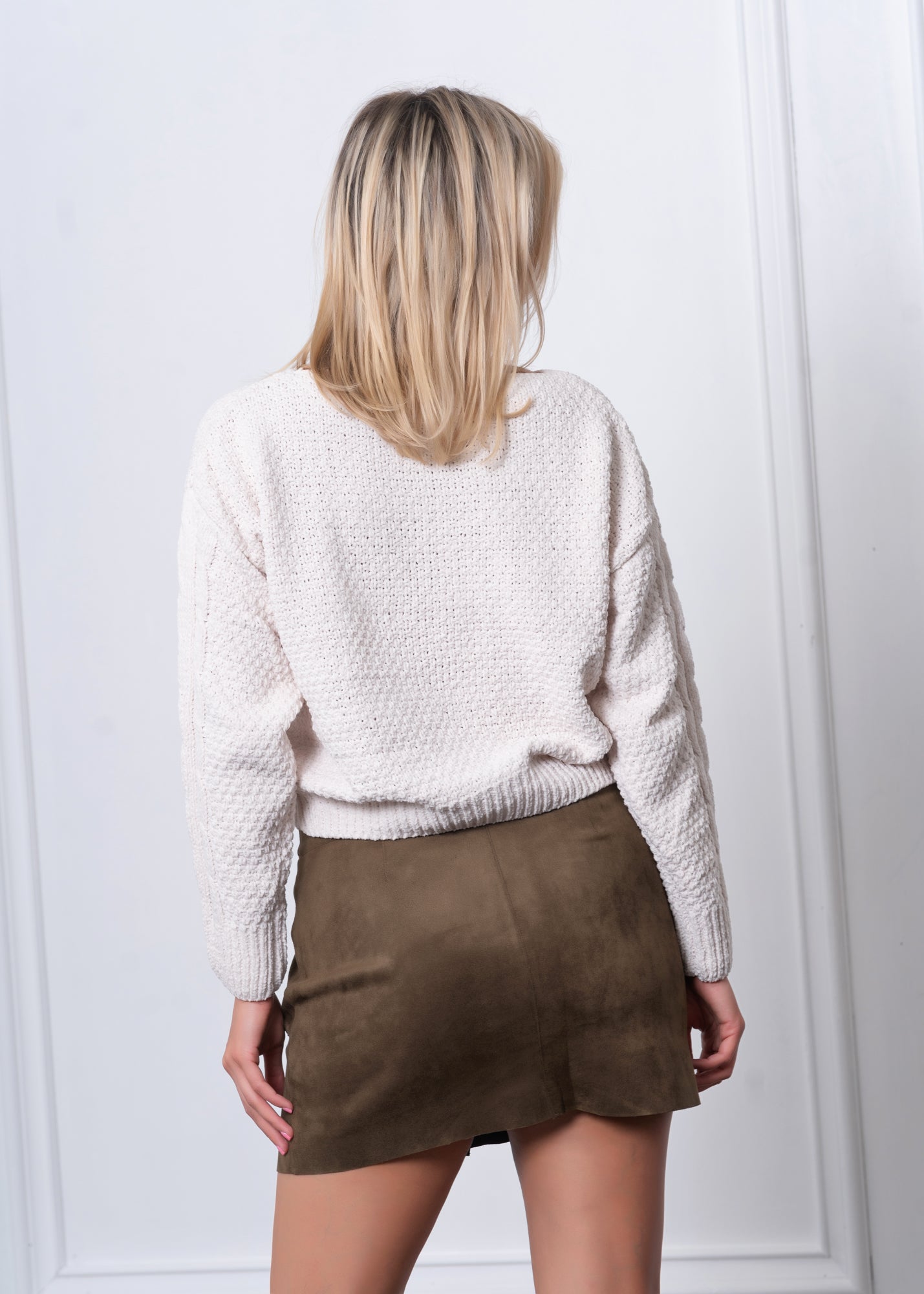 Suede Mini Skirt