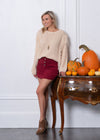 Corduroy Mini Skirt