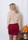 Corduroy Mini Skirt