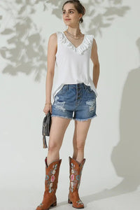 Summer Thrills Ruffle Blouse