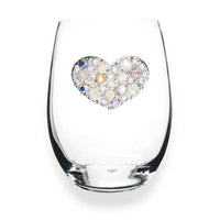 Jeweled Stemless Wine Glass