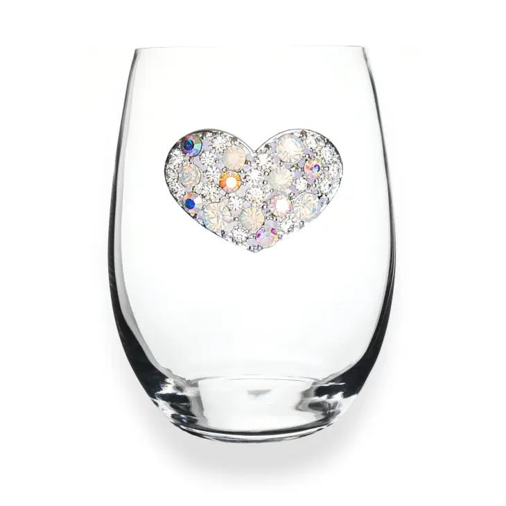 Jeweled Stemless Wine Glass
