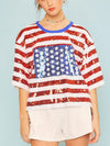 Patriotic Sequin Top
