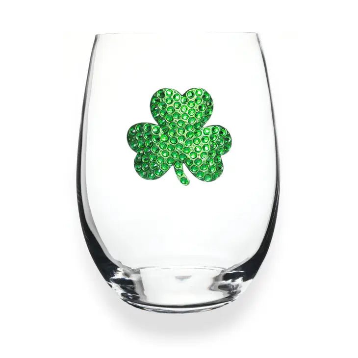 Jeweled Stemless Wine Glass