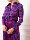 Lea Leopard Satin Blouse