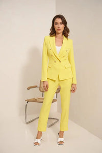 Natasha Suit Pants - Yellow