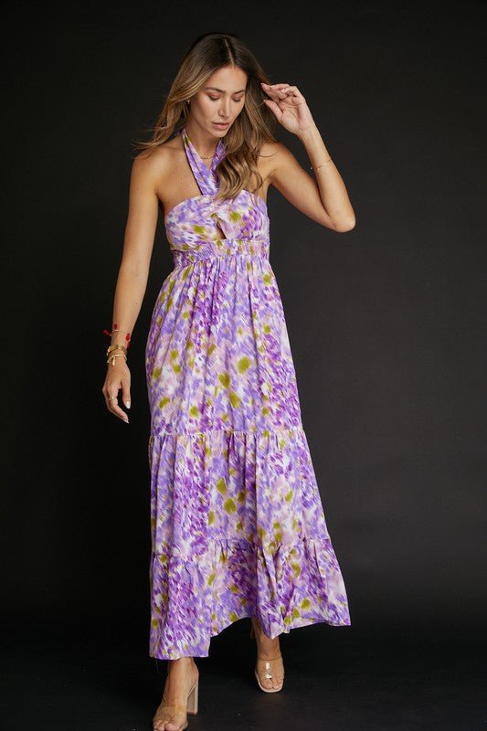 Watercolor Summers Maxi Dress