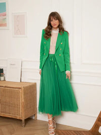 Natasha Fitted Blazer - Green