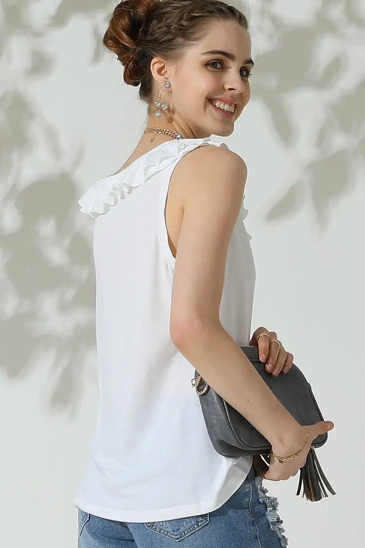 Summer Thrills Ruffle Blouse