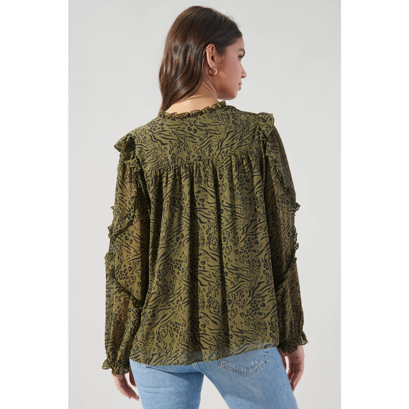 Leonna Leopard Blouse