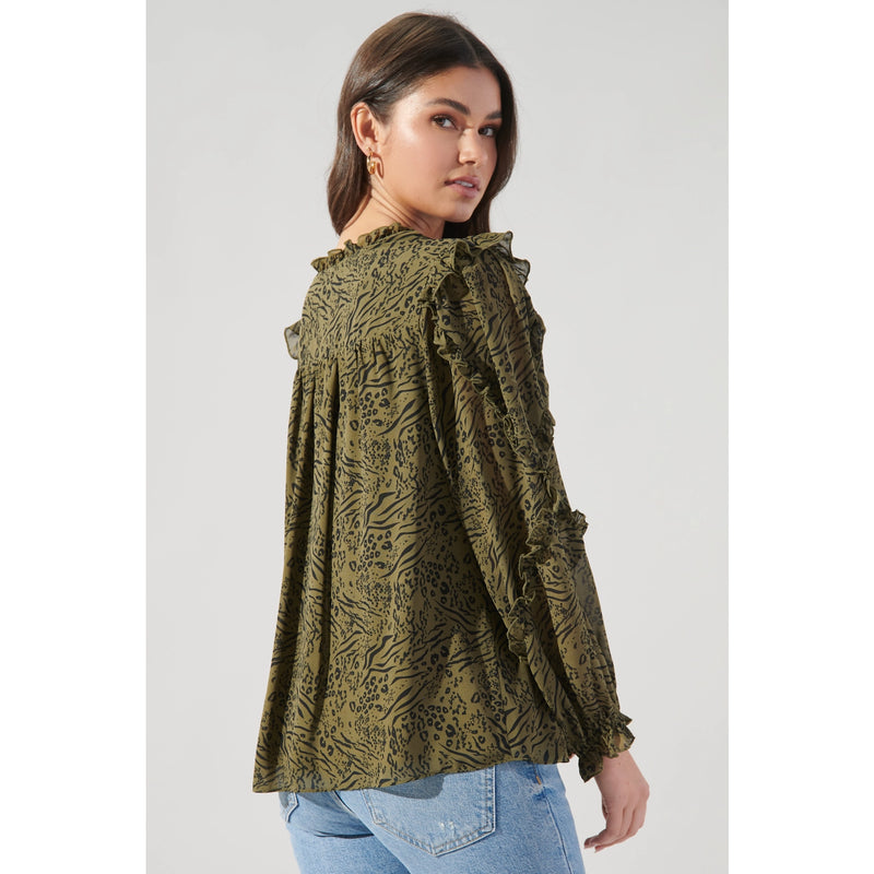 Leonna Leopard Blouse