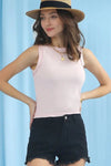 Lazy Day Tank - Light Pink