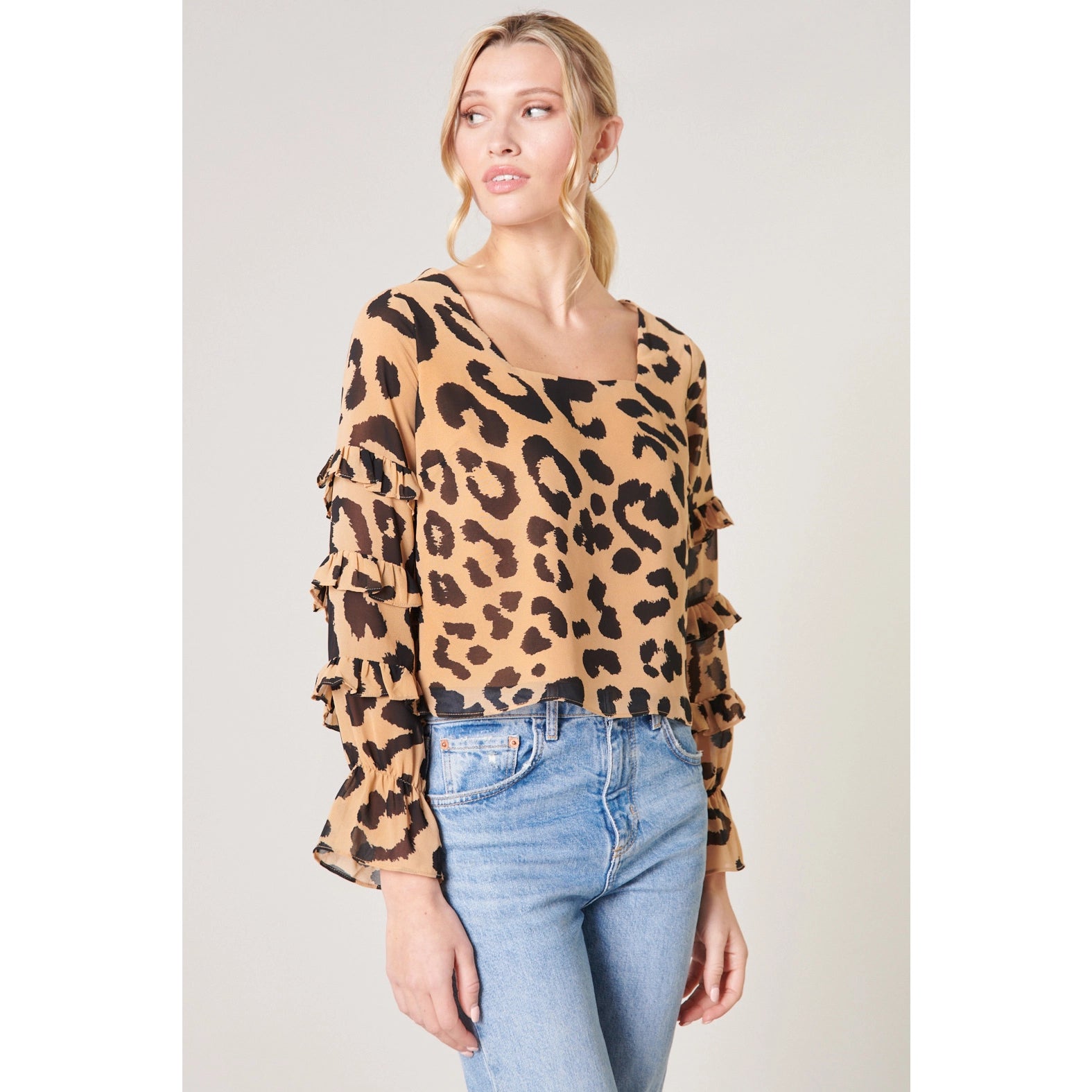 Java Leopard Blouse