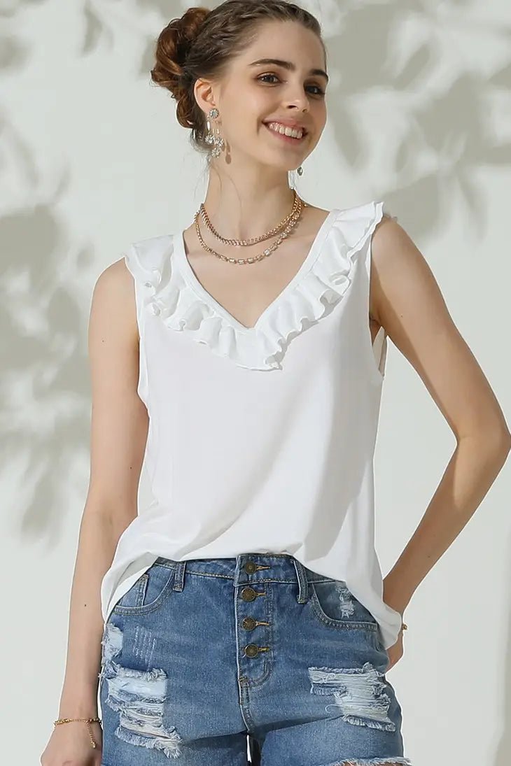 Summer Thrills Ruffle Blouse