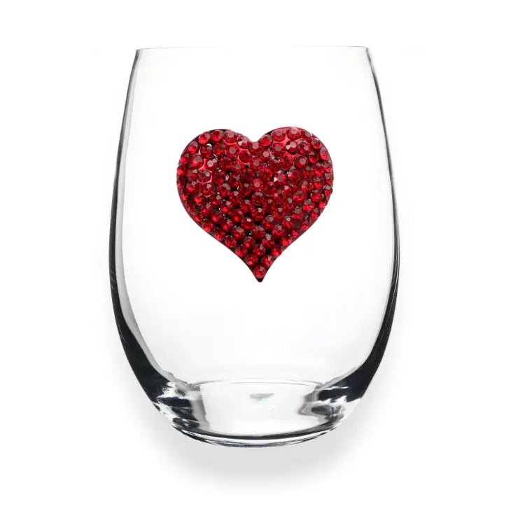 Jeweled Stemless Wine Glass