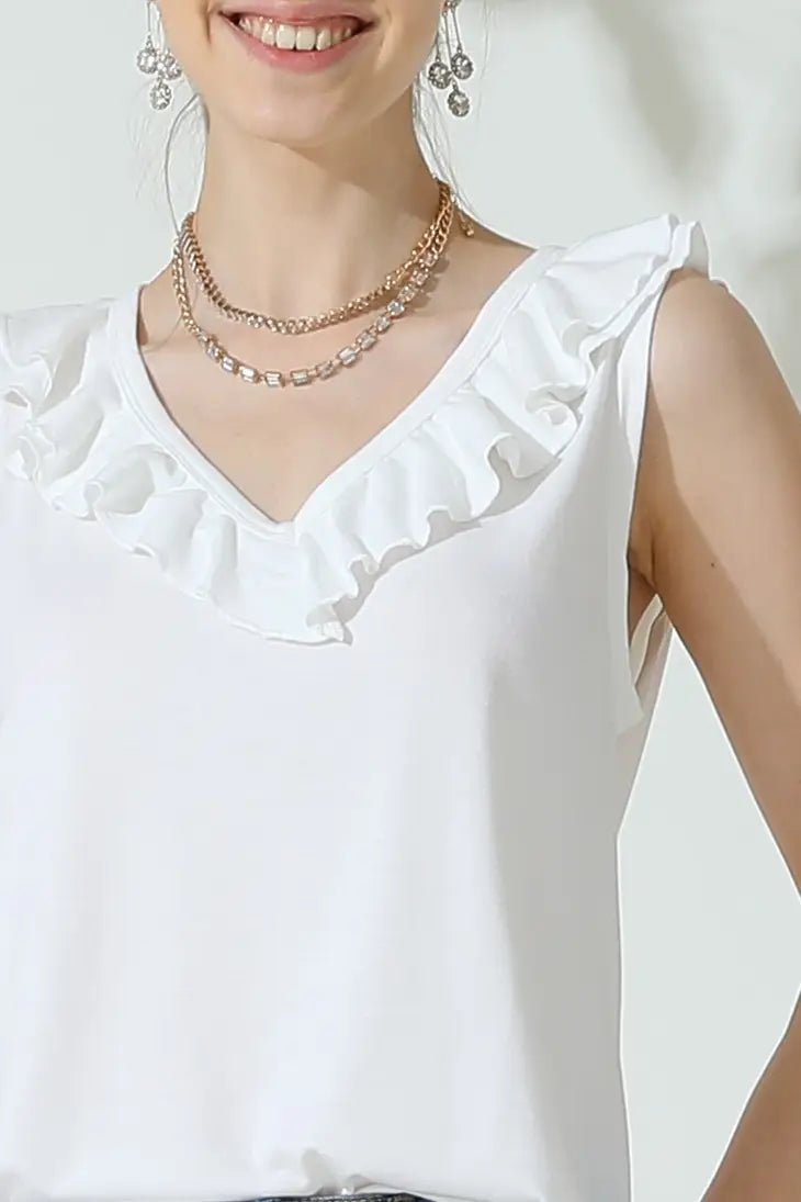 Summer Thrills Ruffle Blouse