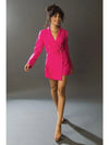 The Statement Romper - Fuchsia