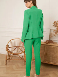 Natasha Fitted Blazer - Green