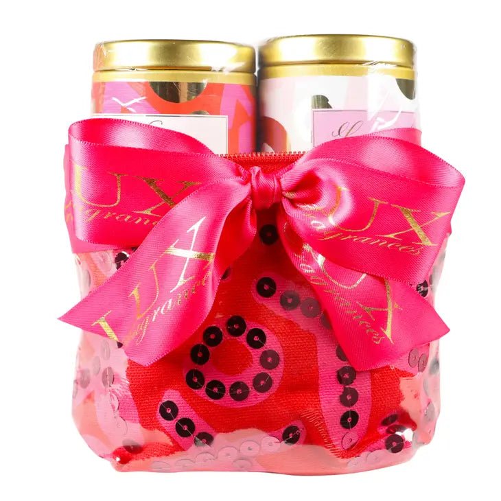 Lux Fragrances Valentine Candle Gift Set