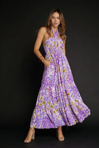 Watercolor Summers Maxi Dress