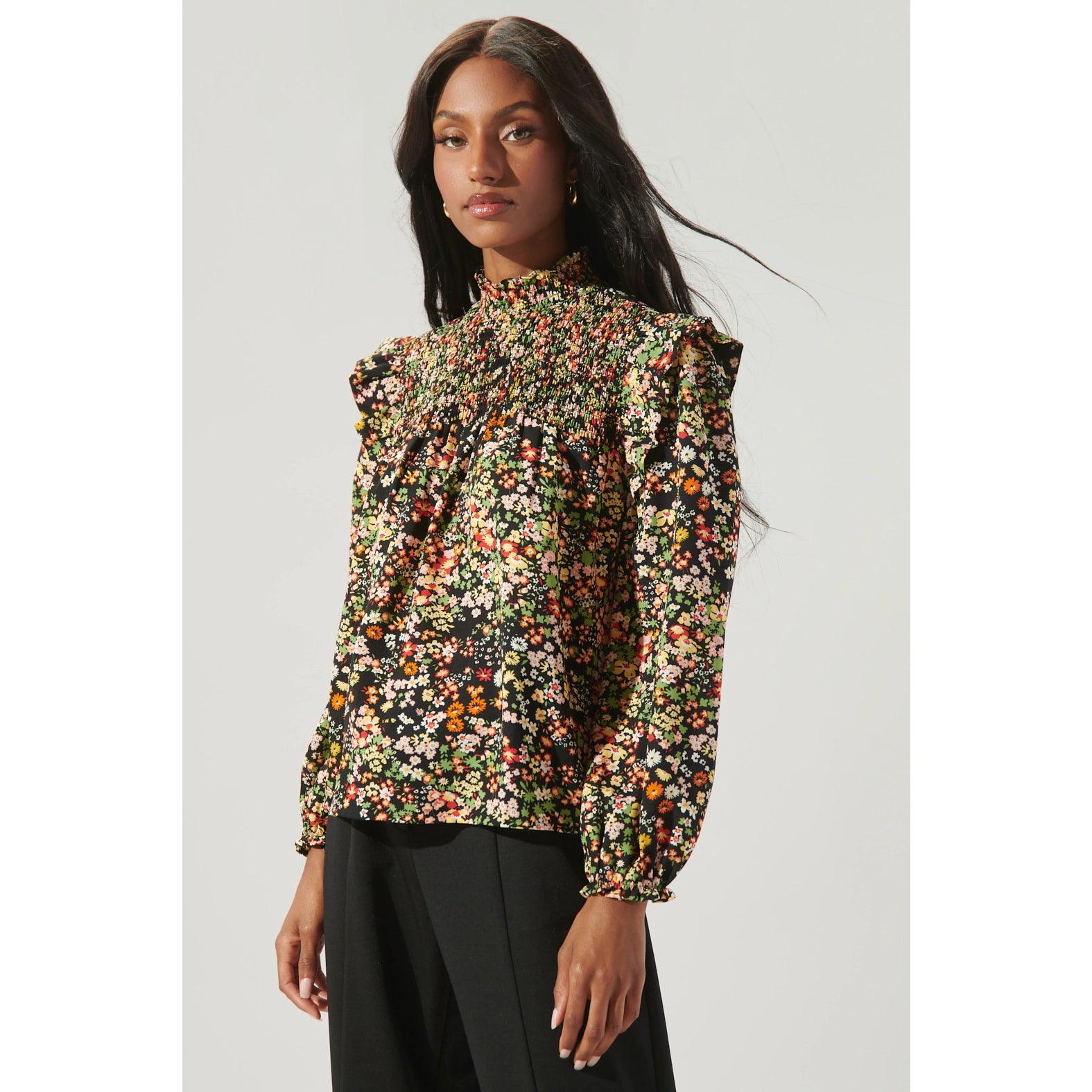 Naomi Smocked Blouse