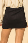 Suede Mini Skirt