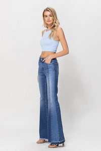 Contrast Panel Jeans