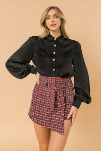 She’s Jealous Satin Top