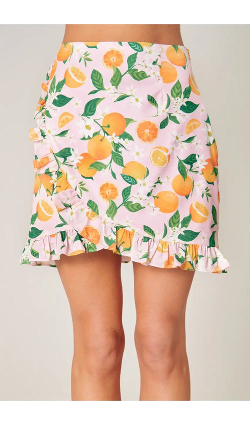 Sweet Clementine Mini Skirt