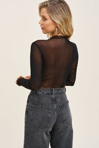 Emie Sheer Crop Top