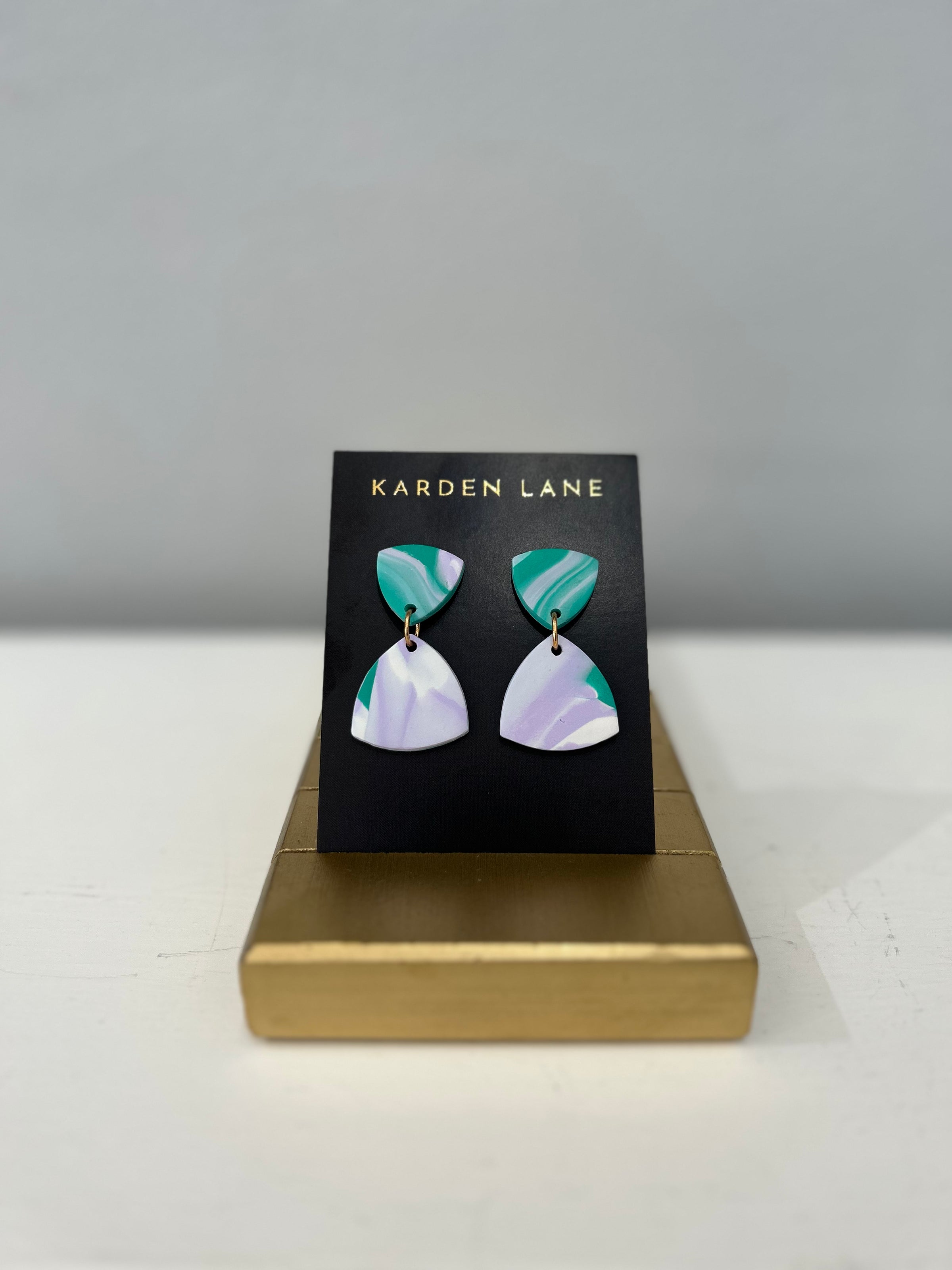 Marble Clay Earrings