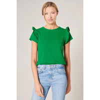 Brooke Knit Blouse - Green