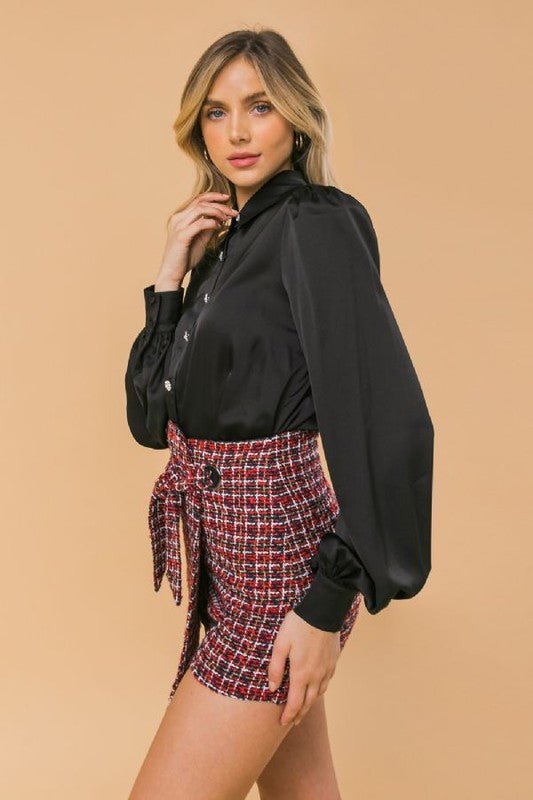 She’s Jealous Satin Top