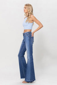 Contrast Panel Jeans